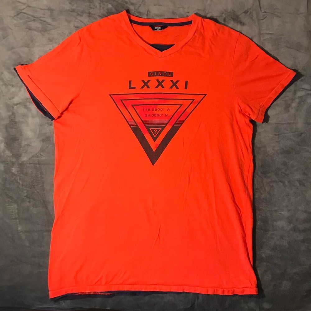 Vintage Orange Guess Tee